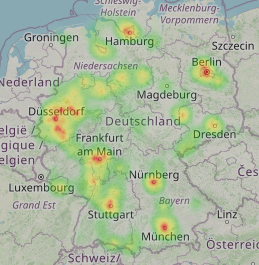 Heatmap (Anrufverteilung)