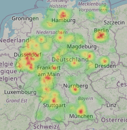 Heatmap (Anrufverteilung)