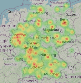 Heatmap (Anrufverteilung)