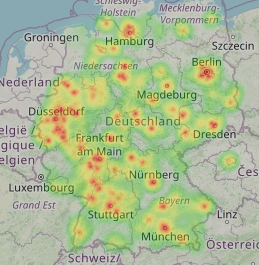 Heatmap (Anrufverteilung)