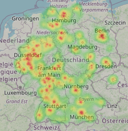 Heatmap (Anrufverteilung)