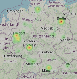 Heatmap (Anrufverteilung)