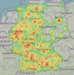 Heatmap (Anrufverteilung)