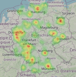 Heatmap (Anrufverteilung)