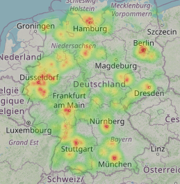 Heatmap (Anrufverteilung)