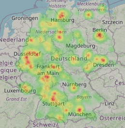 Heatmap (Anrufverteilung)