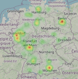 Heatmap (Anrufverteilung)