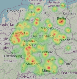 Heatmap (Anrufverteilung)