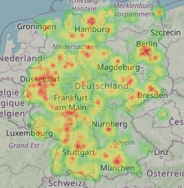 Heatmap (Anrufverteilung)