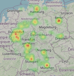 Heatmap (Anrufverteilung)