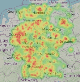 Heatmap (Anrufverteilung)