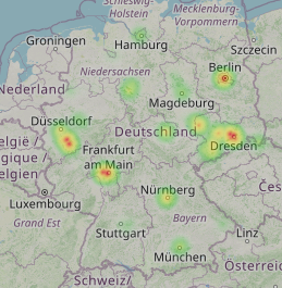 Heatmap (Anrufverteilung)