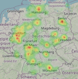 Heatmap (Anrufverteilung)