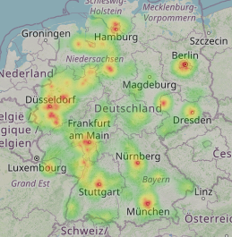 Heatmap (Anrufverteilung)