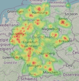 Heatmap (Anrufverteilung)