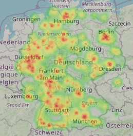 Heatmap (Anrufverteilung)