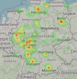 Heatmap (Anrufverteilung)