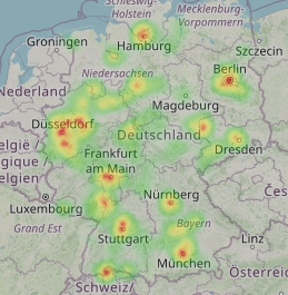 Heatmap (Anrufverteilung)