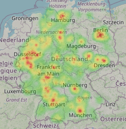 Heatmap (Anrufverteilung)