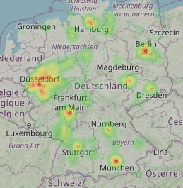 Heatmap (Anrufverteilung)