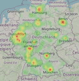 Heatmap (Anrufverteilung)