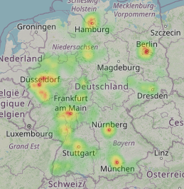 Heatmap (Anrufverteilung)