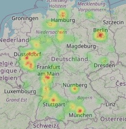 Heatmap (Anrufverteilung)