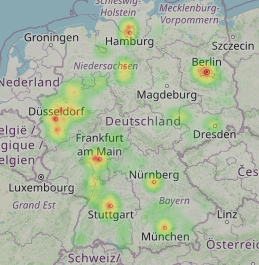 Heatmap (Anrufverteilung)