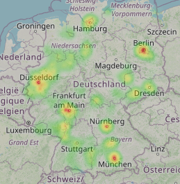 Heatmap (Anrufverteilung)