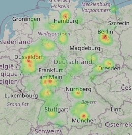 Heatmap (Anrufverteilung)