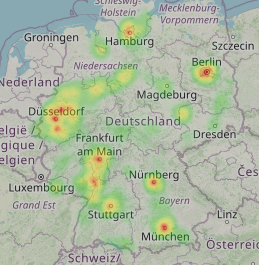 Heatmap (Anrufverteilung)