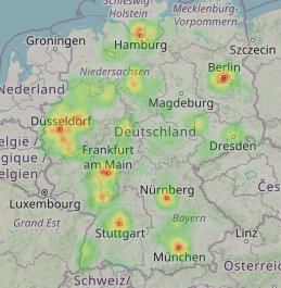 Heatmap (Anrufverteilung)