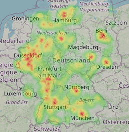 Heatmap (Anrufverteilung)