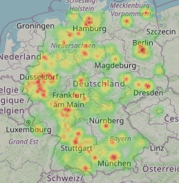 Heatmap (Anrufverteilung)