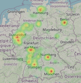 Heatmap (Anrufverteilung)