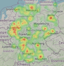 Heatmap (Anrufverteilung)