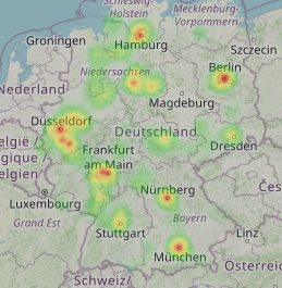 Heatmap (Anrufverteilung)