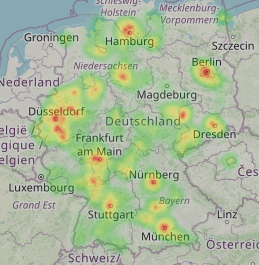 Heatmap (Anrufverteilung)