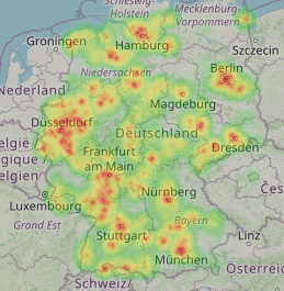 Heatmap (Anrufverteilung)