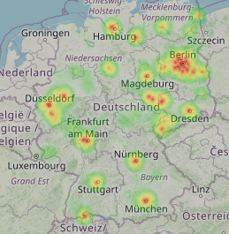 Heatmap (Anrufverteilung)