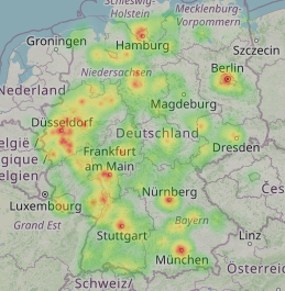 Heatmap (Anrufverteilung)