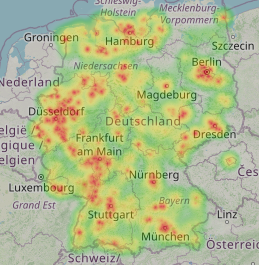 Heatmap (Anrufverteilung)