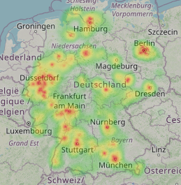 Heatmap (Anrufverteilung)