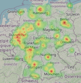 Heatmap (Anrufverteilung)