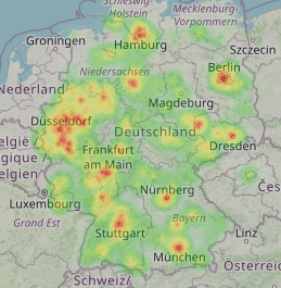 Heatmap (Anrufverteilung)