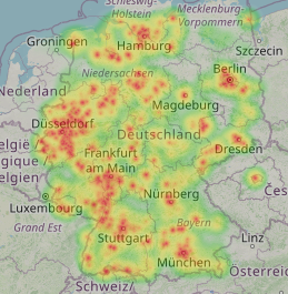 Heatmap (Anrufverteilung)