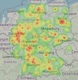 Heatmap (Anrufverteilung)