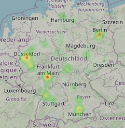 Heatmap (Anrufverteilung)