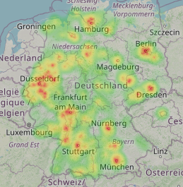 Heatmap (Anrufverteilung)