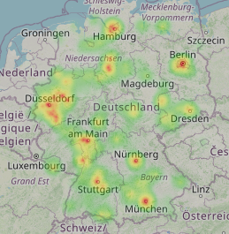 Heatmap (Anrufverteilung)